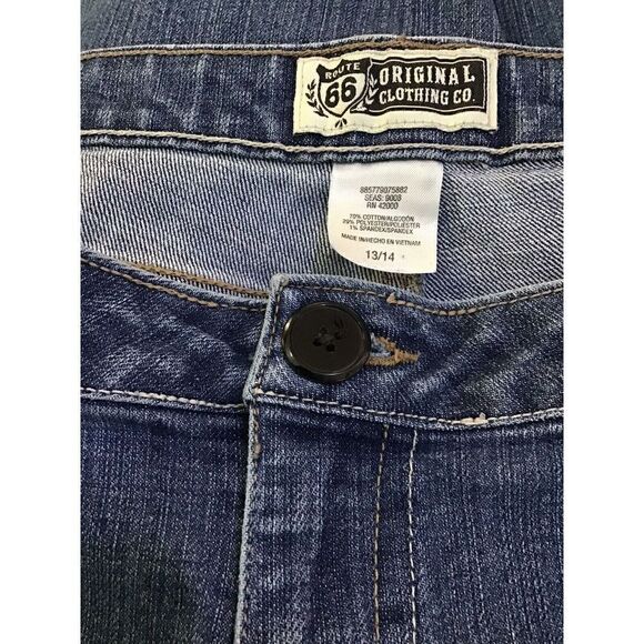 Route 66 Women’s Denim Jeans Size 23/14 Short Straight Bootcut - Picture 2 of 4